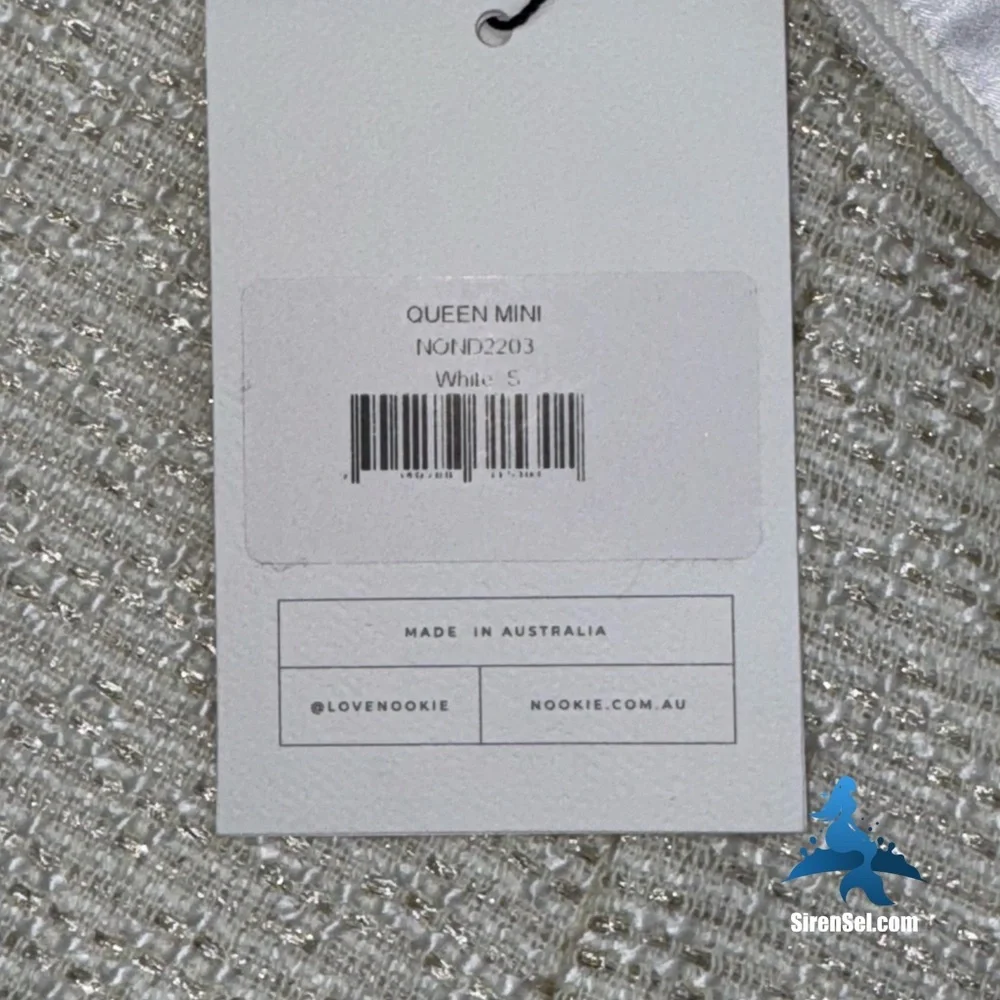 1095 NWT NOOKIE Queen Mini - Size S - Cream/White - Picture 4 of 16